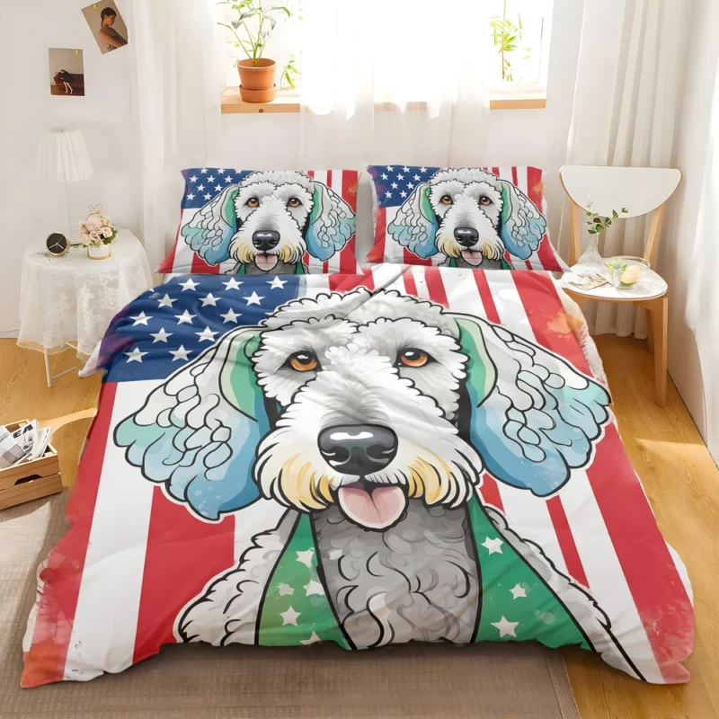 Dog Trusty Companion Bedlington Terrier Bedding Set 2