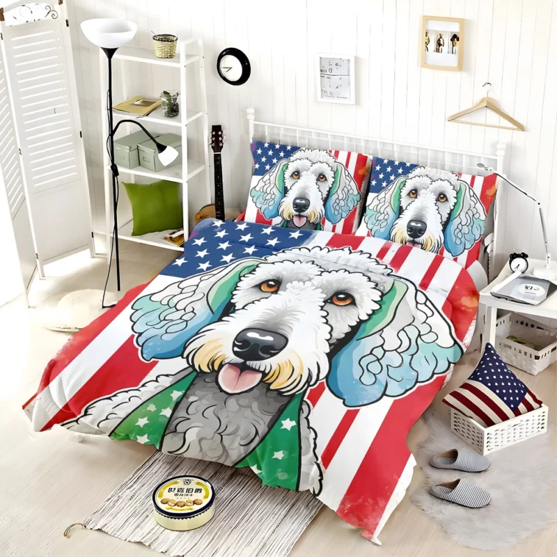 Dog Trusty Companion Bedlington Terrier Bedding Set