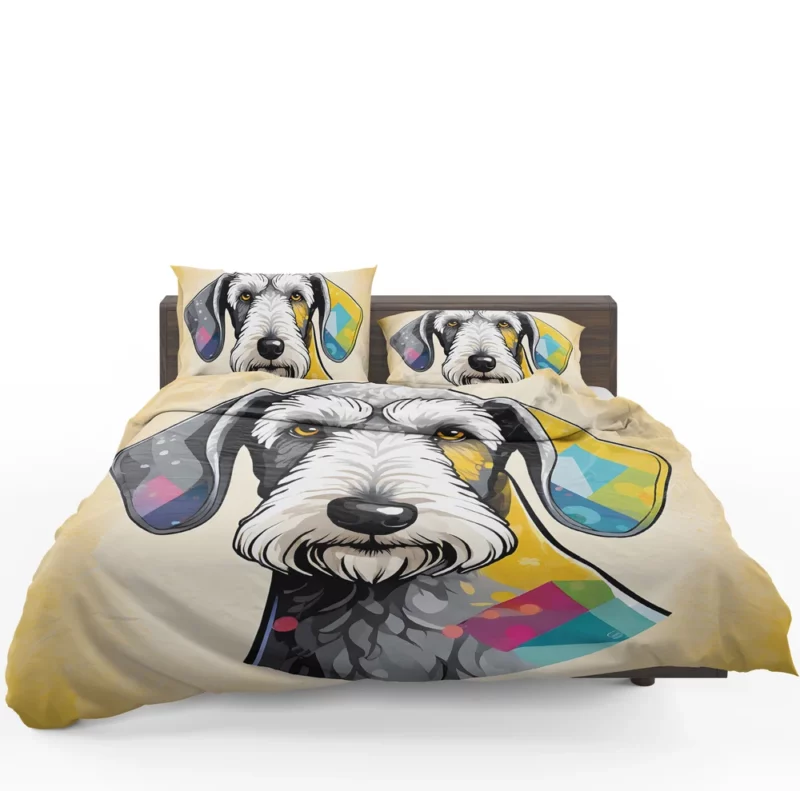 Dog Versatile Companion Bedlington Terrier Beauty Bedding Set 1