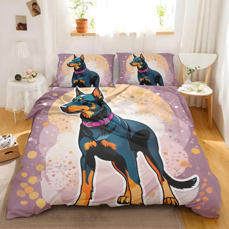 Dog Vigilant Guardian Beauceron Protector Bedding Set 2