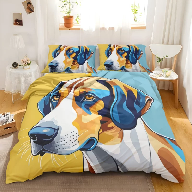 Elegance Treeing Walker CoonhoundDog Breed Bedding Set 2