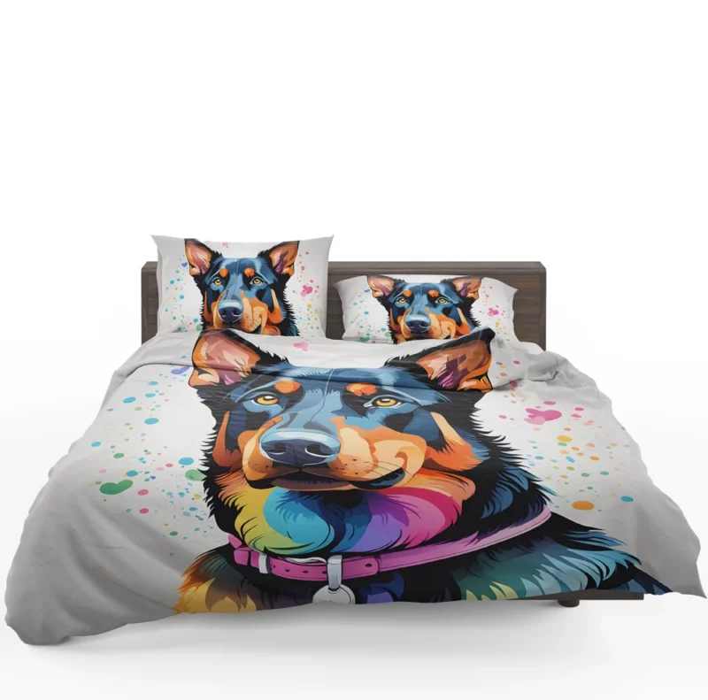 Elegant Beauceron Beauty Dog Grace Bedding Set 1