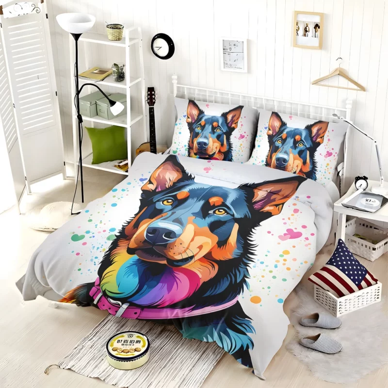 Elegant Beauceron Beauty Dog Grace Bedding Set