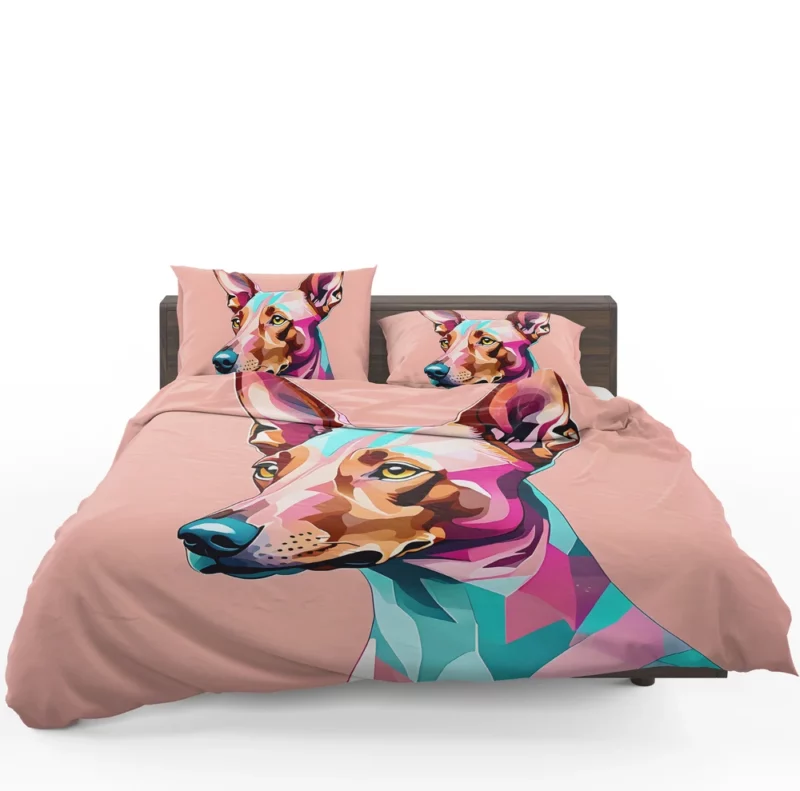 Elegant Ears Pharaoh Hound Dog Bedding Set 1