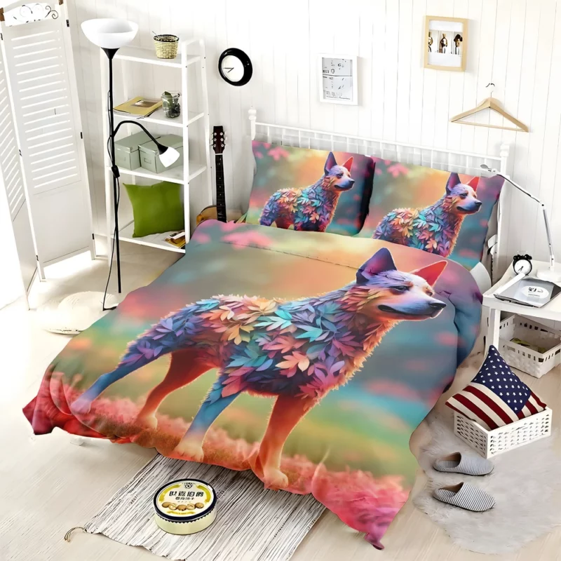 Energetic Australian Cattle Dog Companion Bedding Set