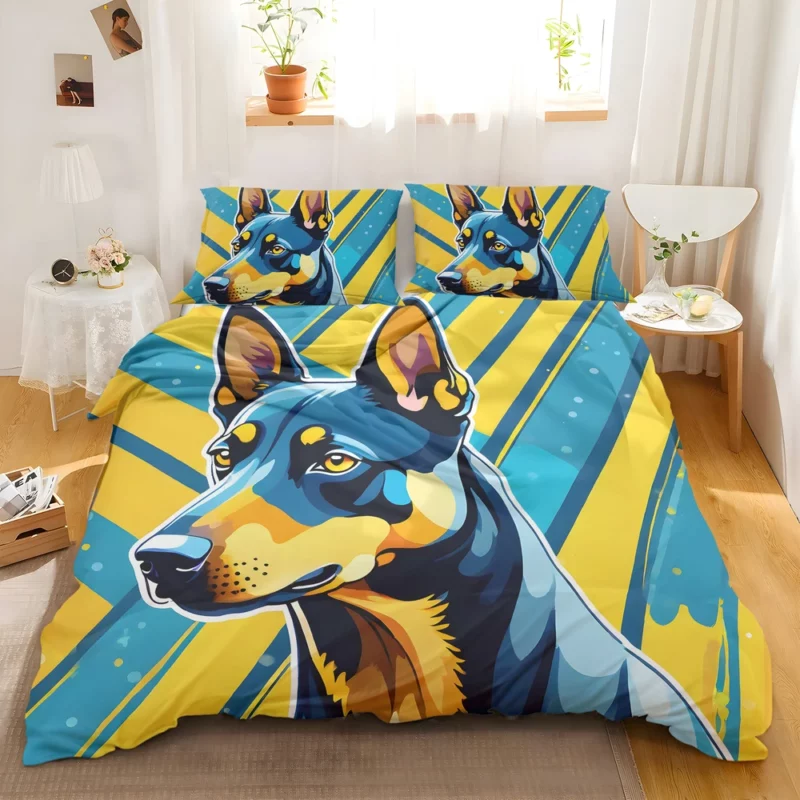 Energetic Australian Kelpie Dog Canine Athlete Bedding Set 2