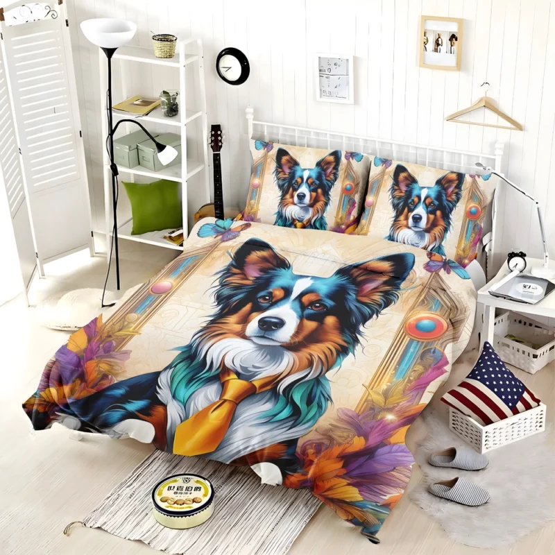 Energetic Papillon Small Dog Wonder Bedding Set