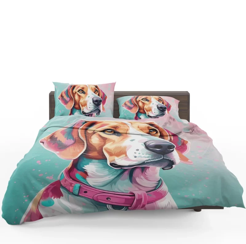 English Foxhound Delight Teen Joyful Surprise Bedding Set 1