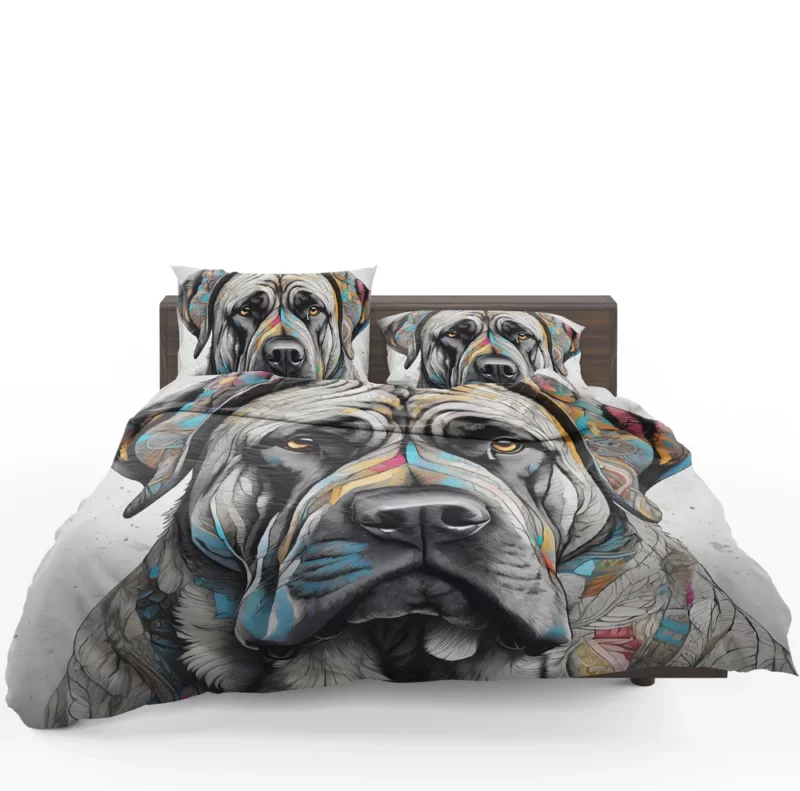 English Mastiff Birthday Bond Teen Companion Bedding Set 1