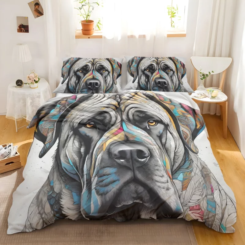 English Mastiff Birthday Bond Teen Companion Bedding Set 2