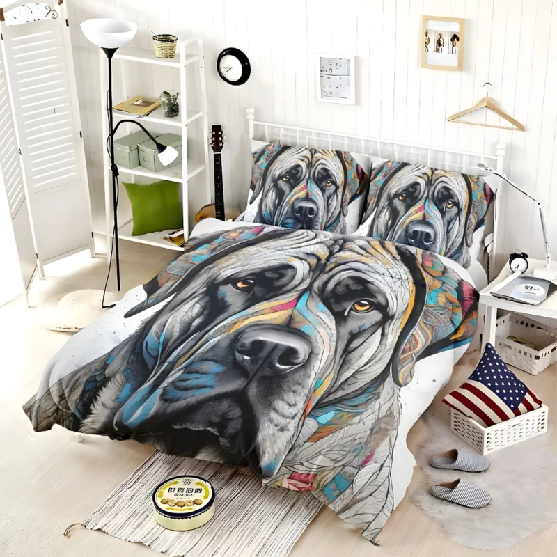 English Mastiff Birthday Bond Teen Companion Bedding Set