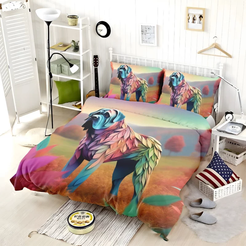 English Mastiff Charm Teen Birthday Joy Bedding Set