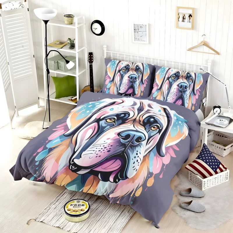 English Mastiff Love Teen Heartfelt Gift Bedding Set