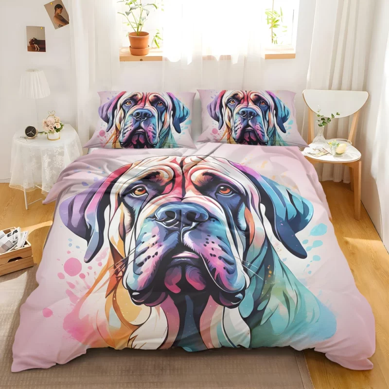 English Mastiff Pup Teen Birthday Surprise Bedding Set 2