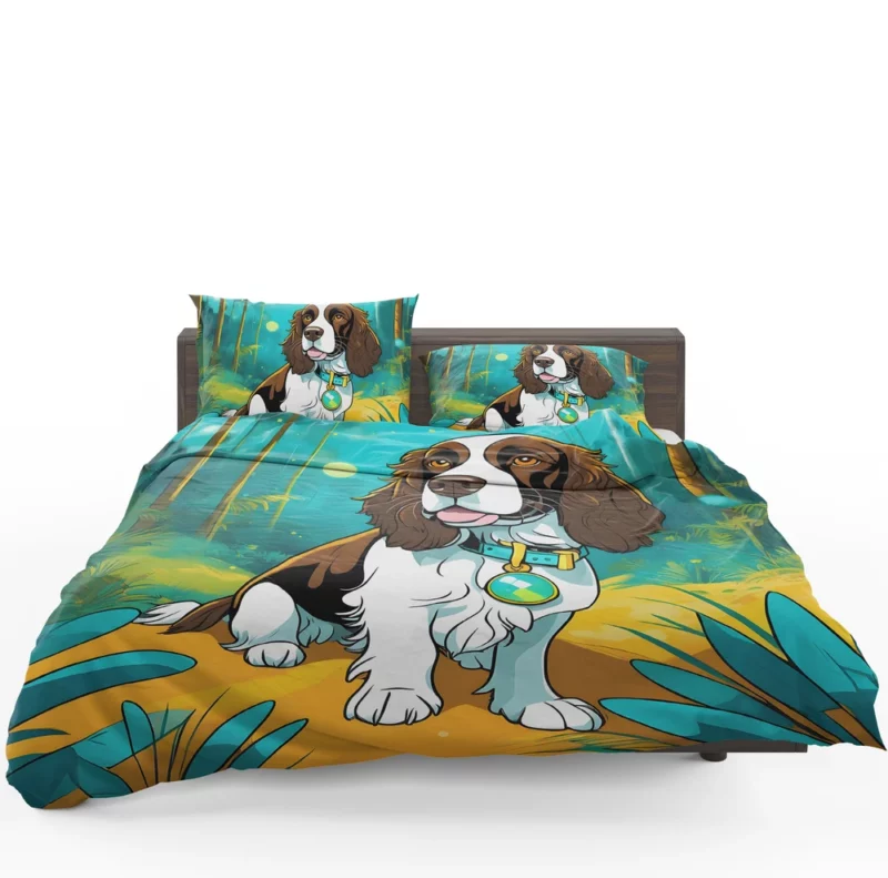 English Springer Spaniel Delight Teen Joyful Surprise Bedding Set 1