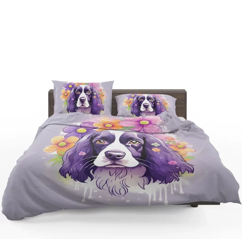 English Springer Spaniel Love Teen Heartfelt Gift Bedding Set 1