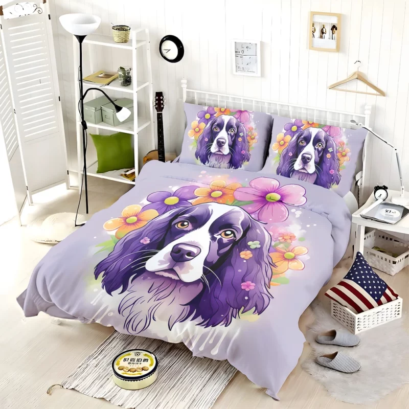 English Springer Spaniel Love Teen Heartfelt Gift Bedding Set