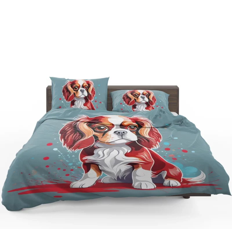 English Toy Spaniel Affection Teen Loving Companion Bedding Set 1