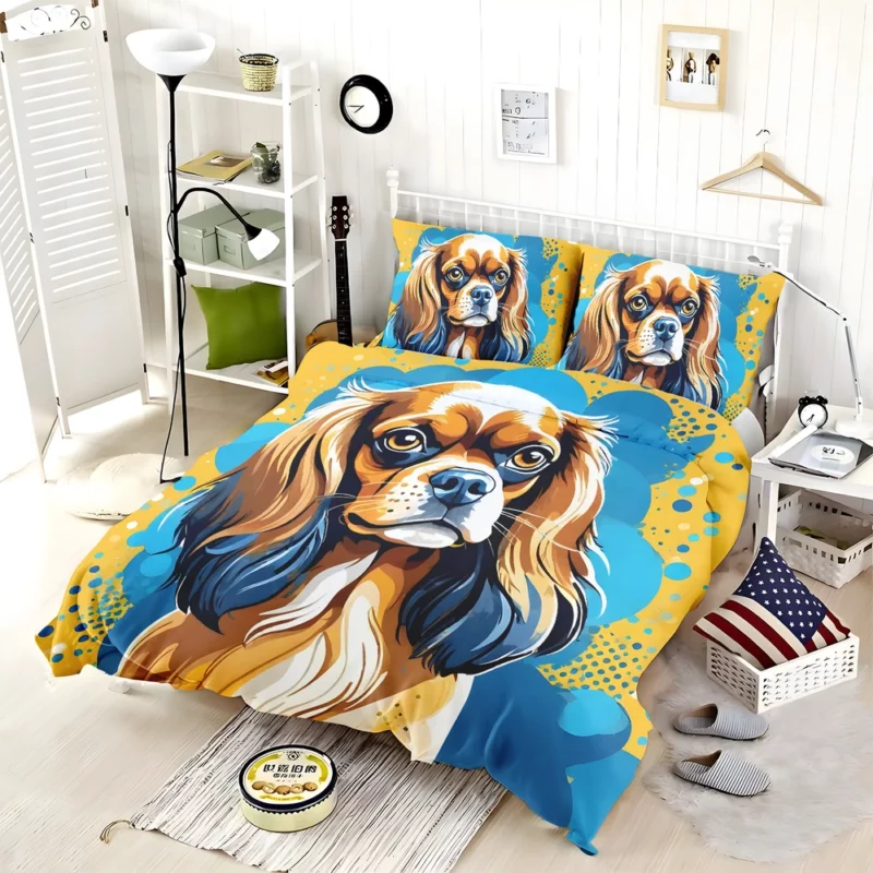 English Toy Spaniel Birthday Bond Teen Companion Bedding Set