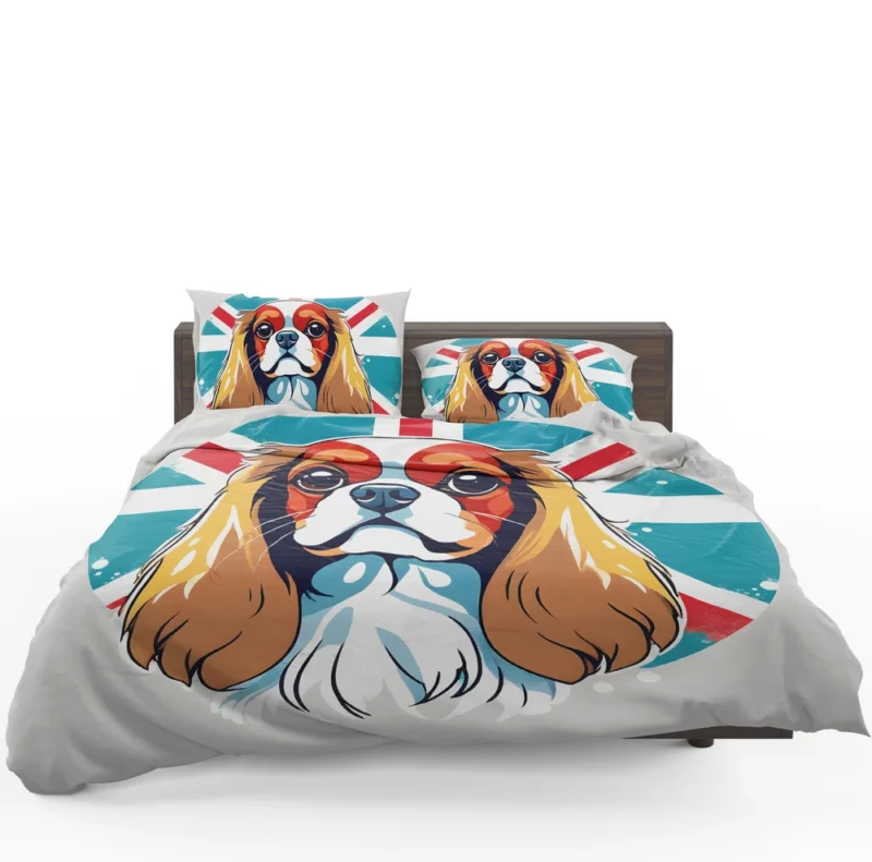 English Toy Spaniel Delight Teen Joyful Surprise Bedding Set 1