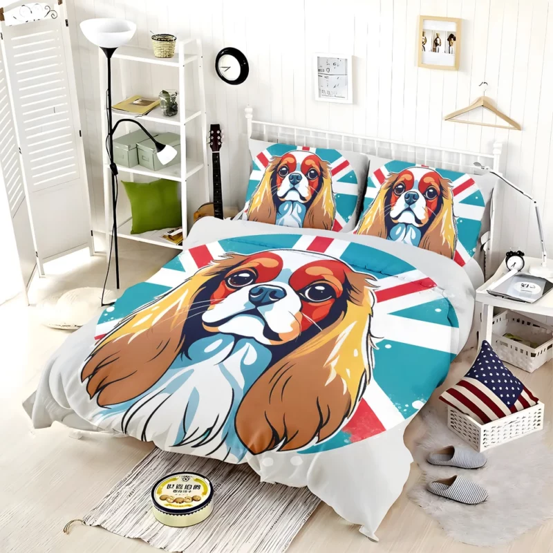 English Toy Spaniel Delight Teen Joyful Surprise Bedding Set