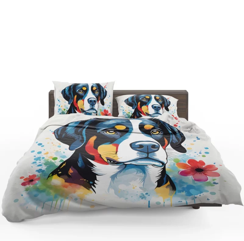 Entlebucher Mountain Dog Delight Teen Joyful Surprise Bedding Set 1