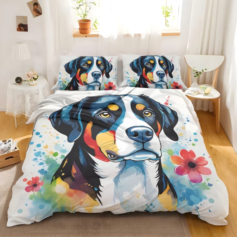 Entlebucher Mountain Dog Delight Teen Joyful Surprise Bedding Set 2