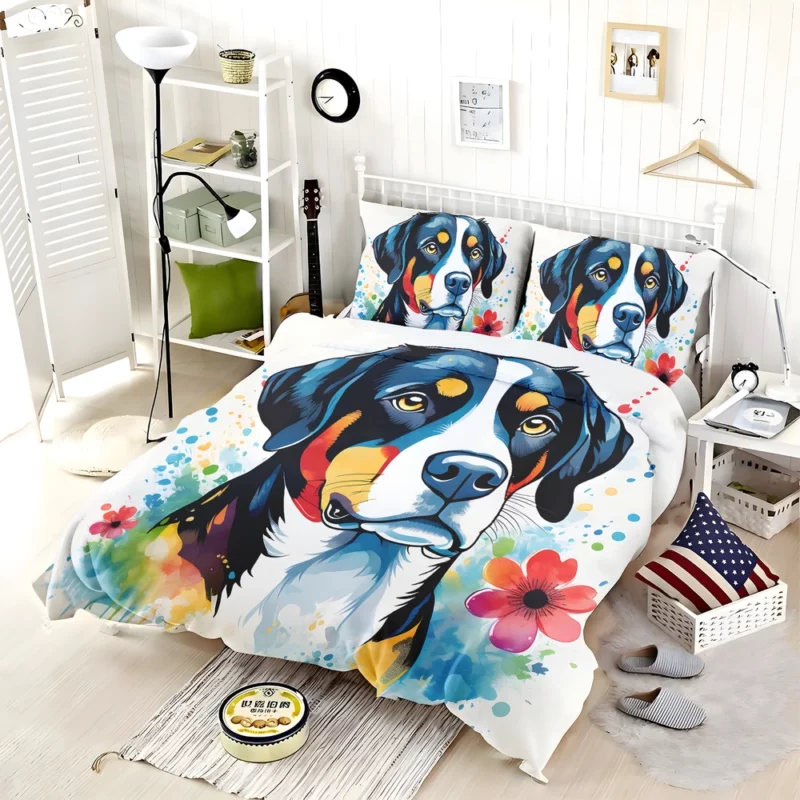 Entlebucher Mountain Dog Delight Teen Joyful Surprise Bedding Set