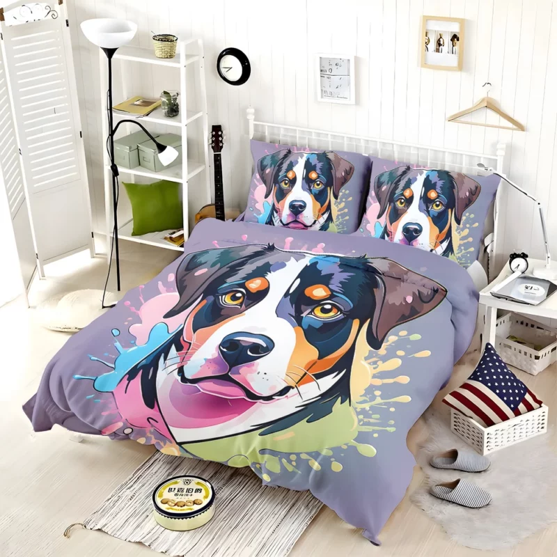 Entlebucher Mountain Dog Love Teen Heartfelt Gift Bedding Set