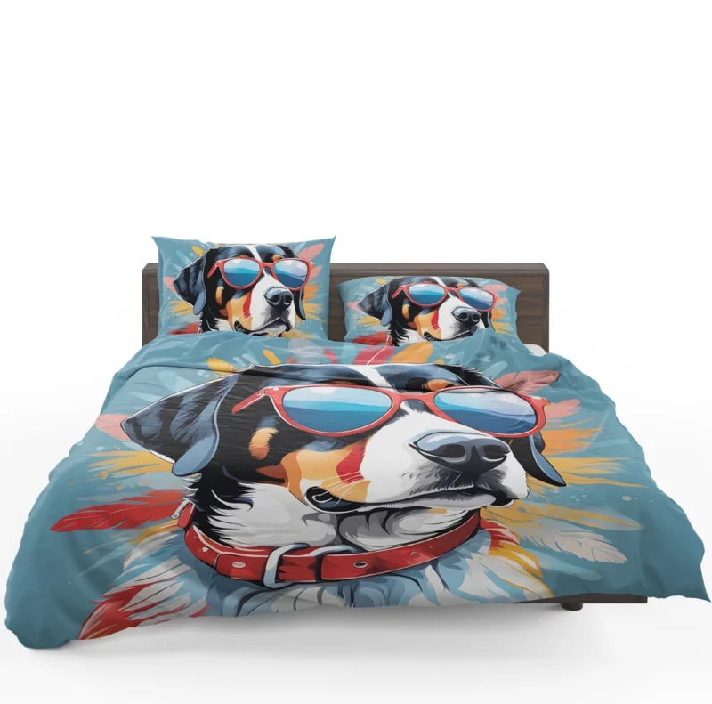 Entlebucher Mountain Pup Teen Birthday Surprise Bedding Set 1