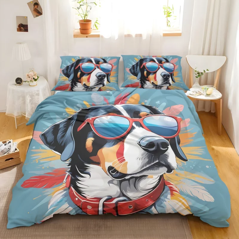 Entlebucher Mountain Pup Teen Birthday Surprise Bedding Set 2