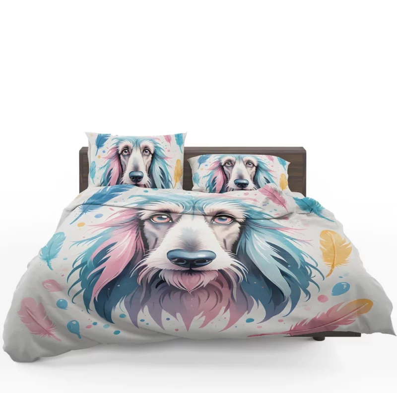 Exquisite Afghan Elegance Dog Charms Bedding Set 1