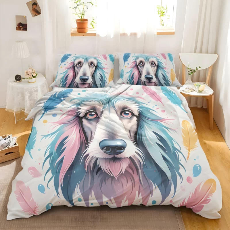 Exquisite Afghan Elegance Dog Charms Bedding Set 2