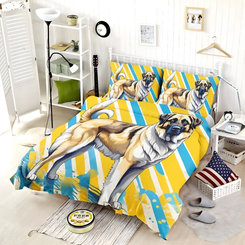 Fearless Anatolian Guardian Dog Valor Bedding Set