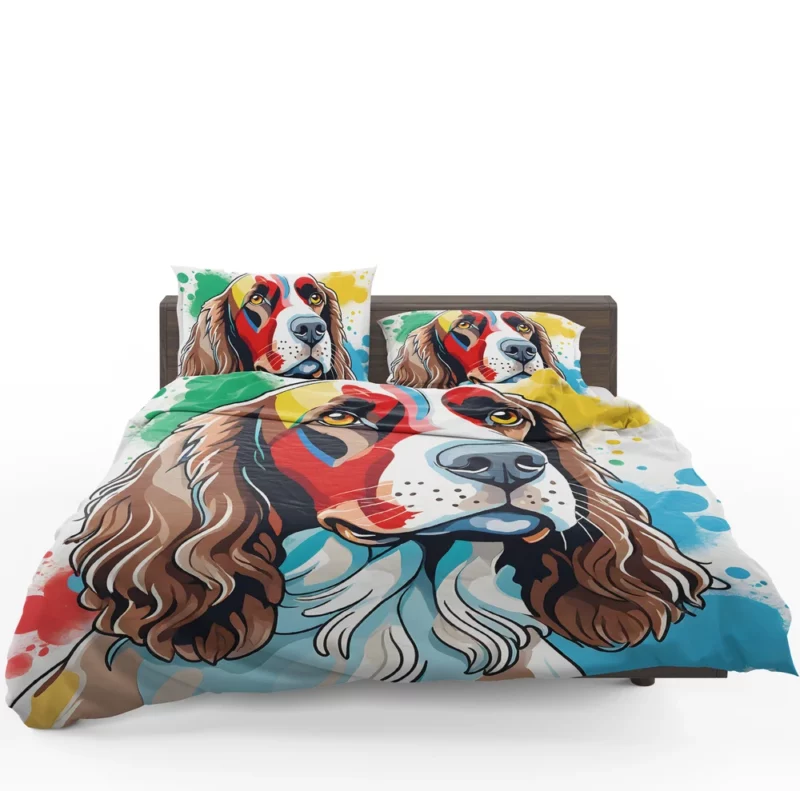 Field Spaniel Birthday Surprise Teen Delight Bedding Set 1