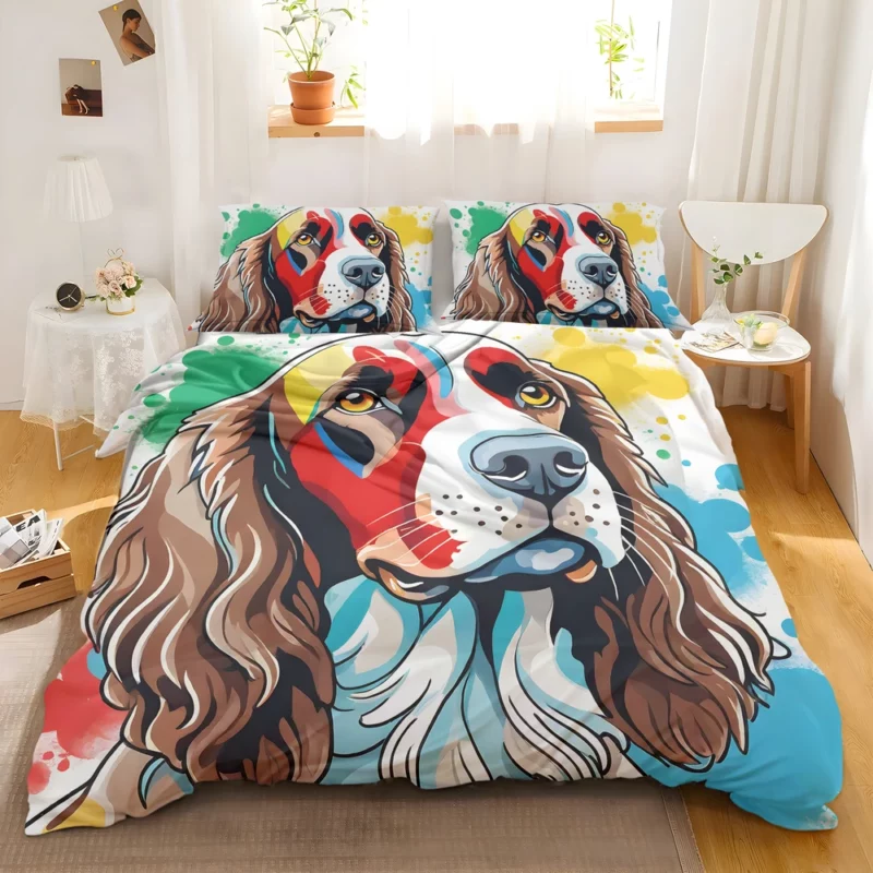 Field Spaniel Birthday Surprise Teen Delight Bedding Set 2