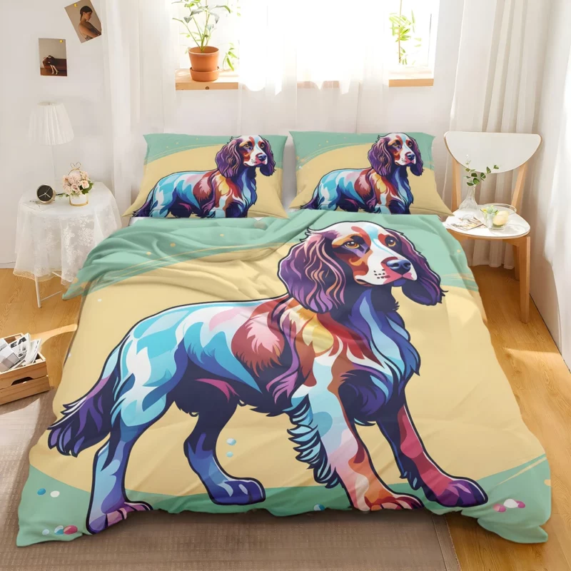 Field Spaniel Charm Teen Birthday Joy Bedding Set 2