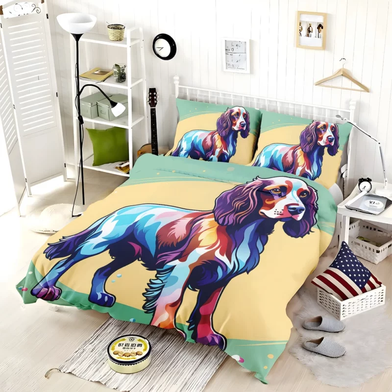 Field Spaniel Charm Teen Birthday Joy Bedding Set