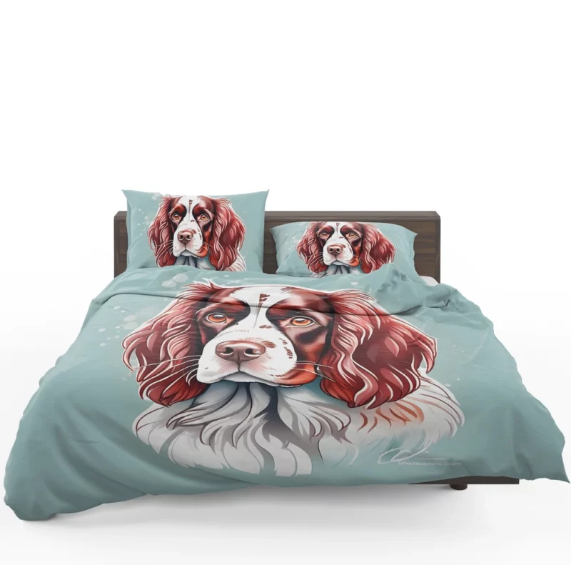 Field Spaniel Dog Playful Charm Teen Joy Bedding Set 1