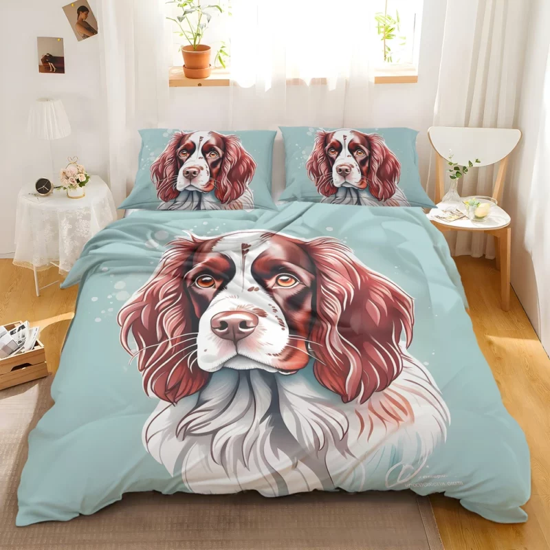 Field Spaniel Dog Playful Charm Teen Joy Bedding Set 2