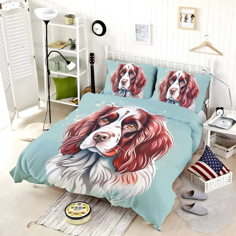 Field Spaniel Dog Playful Charm Teen Joy Bedding Set