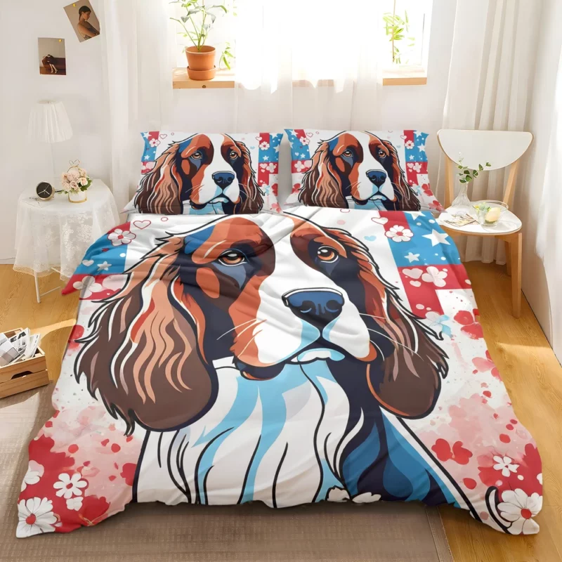 Field Spaniel Elegance Teen Stylish Gift Bedding Set 2