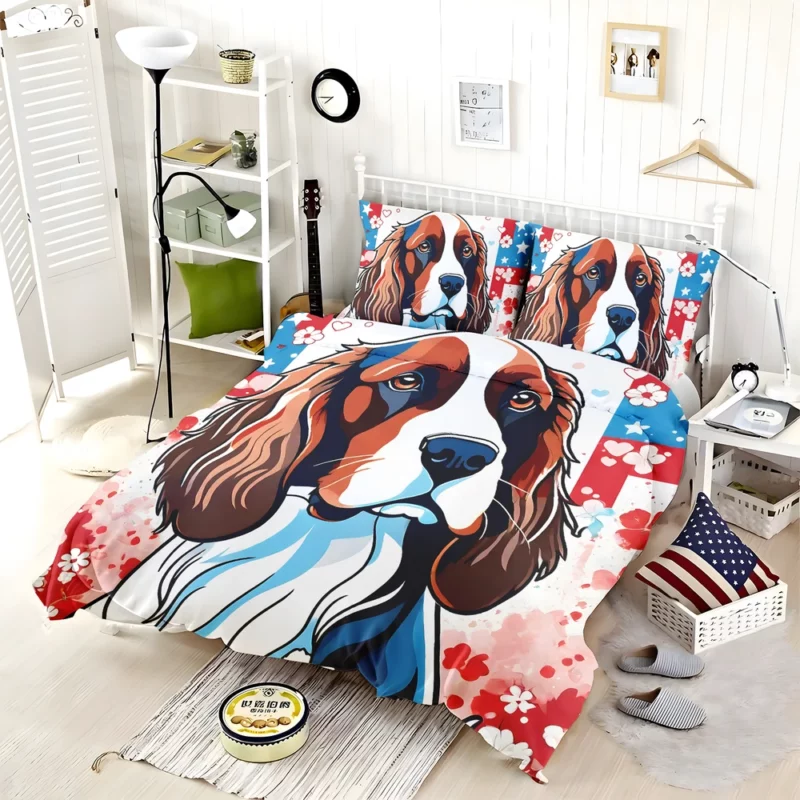 Field Spaniel Elegance Teen Stylish Gift Bedding Set