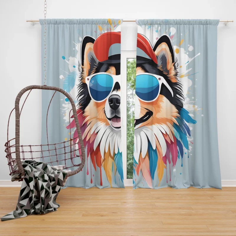 Finnish Lapphund Birthday Bond Teen Companion Curtain