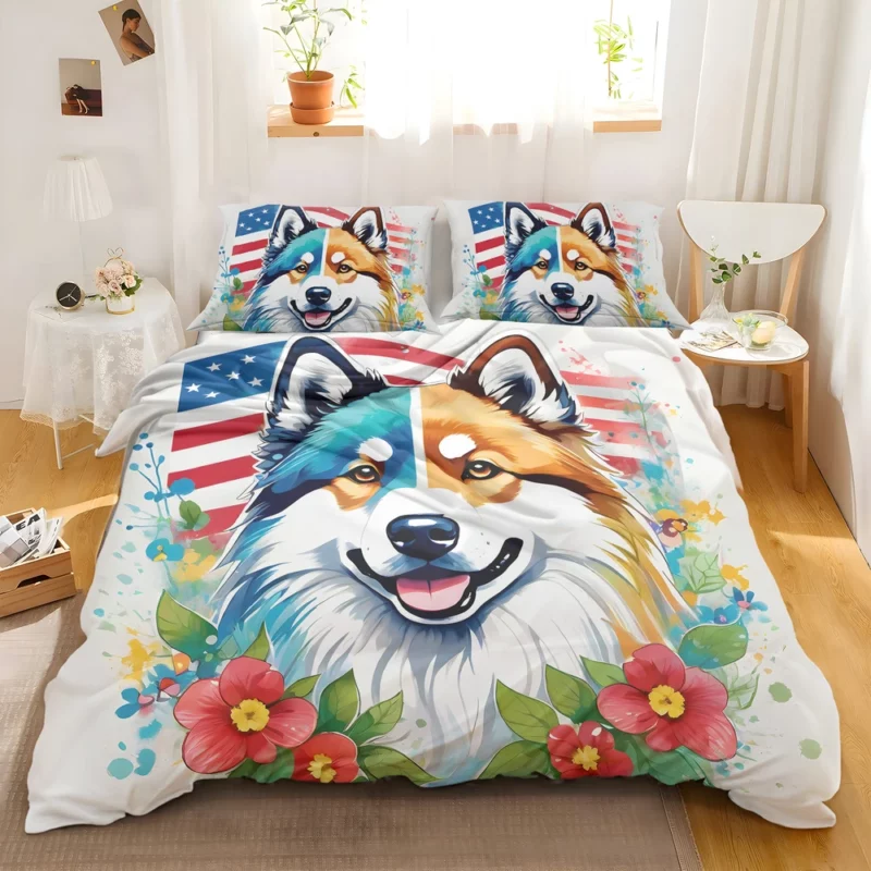 Finnish Lapphund Birthday Surprise Teen Delight Bedding Set 2