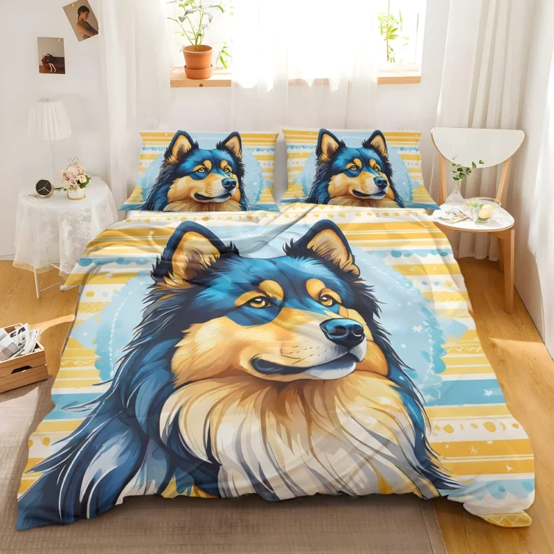 Finnish Lapphund Love Teen Heartfelt Gift Bedding Set 2