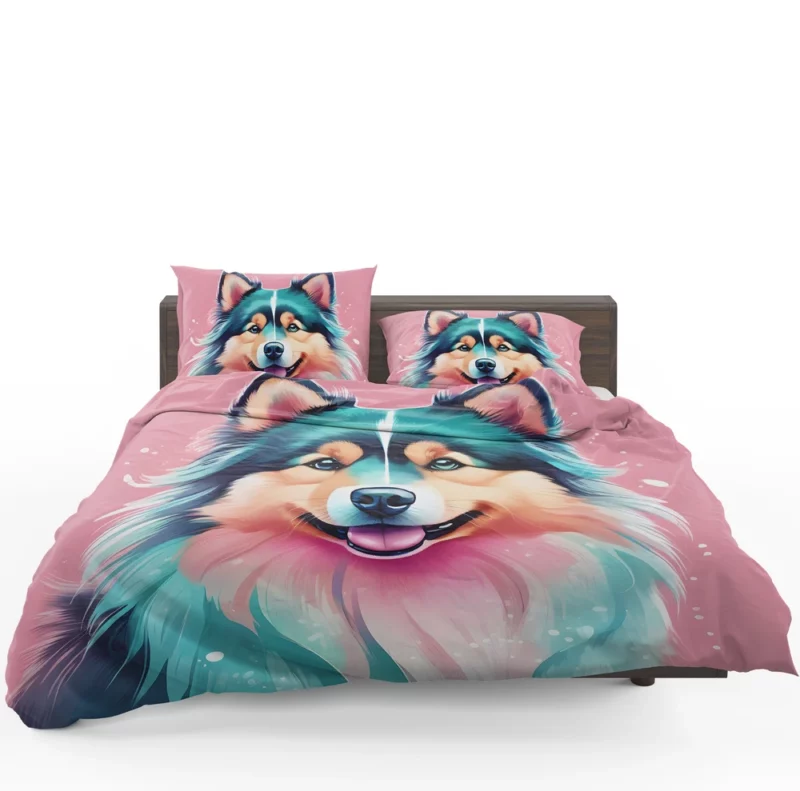 Finnish Lapphund Playful Charm Teen Joy Bedding Set 1