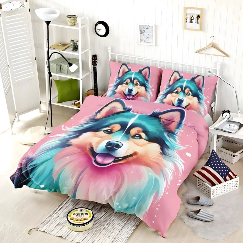 Finnish Lapphund Playful Charm Teen Joy Bedding Set