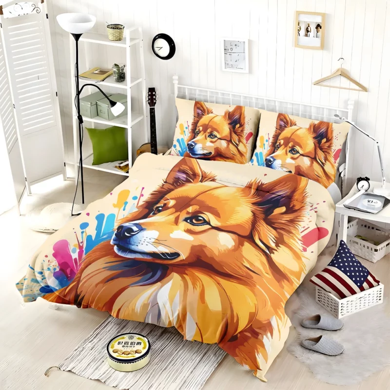 Finnish Spitz Birthday Bond Teen Companion Bedding Set