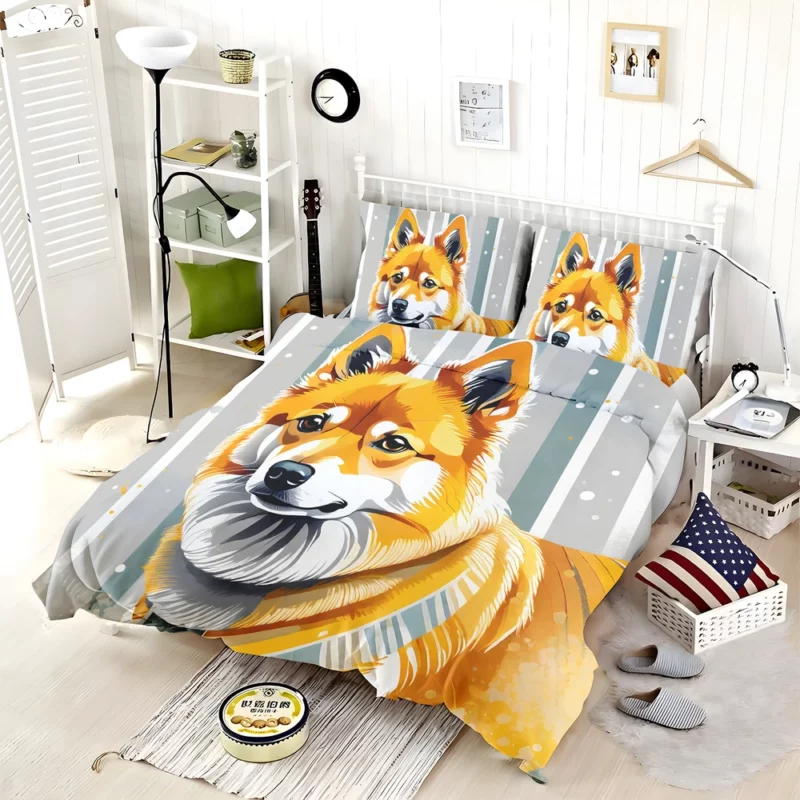 Finnish Spitz Dog Delight Teen Joyful Surprise Bedding Set